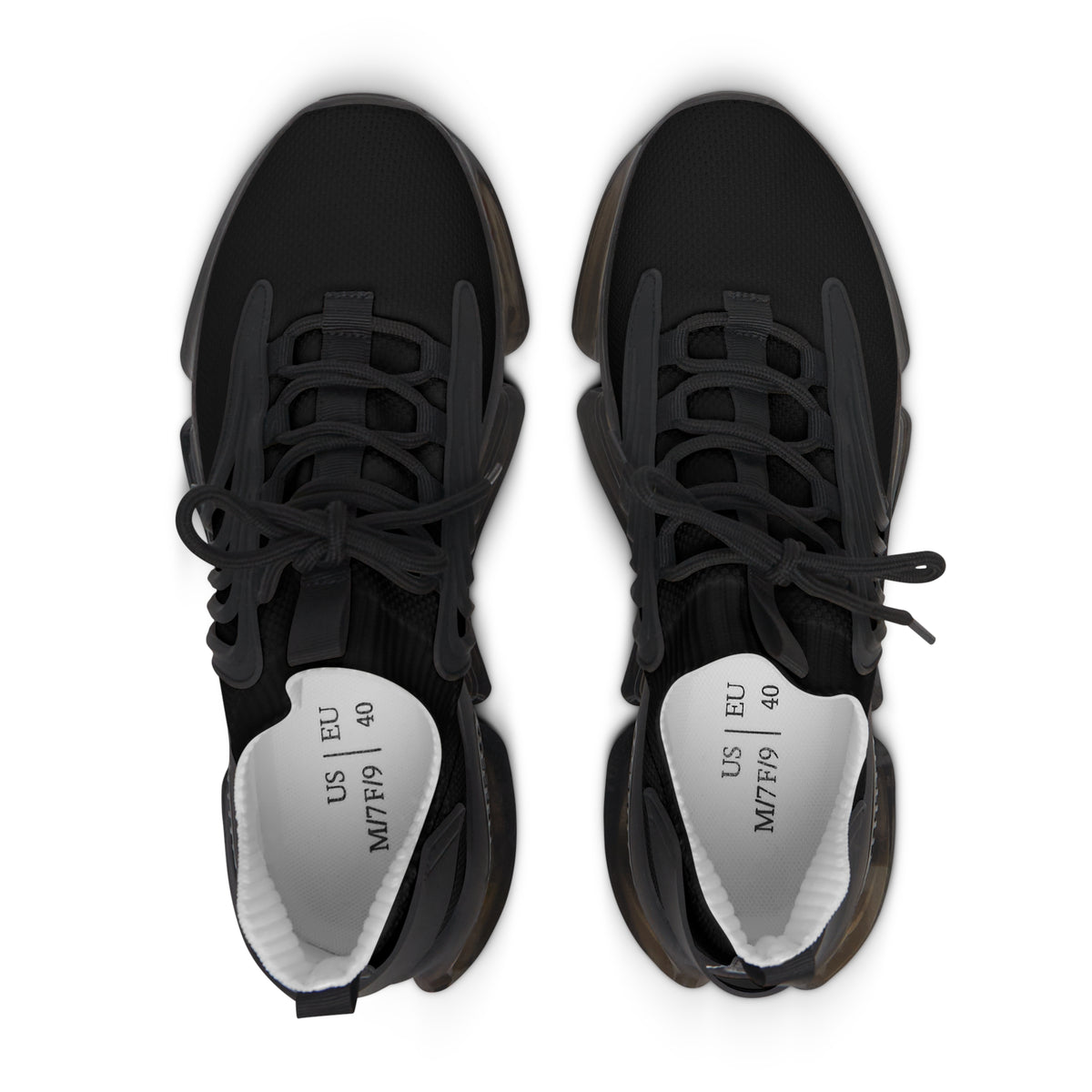 Apex Women's Black Mesh Sneakers — Lightweight Breathable Running Shoes