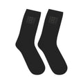 Black Mid-Length Socks — Everyday Athletic Comfort Crew Socks