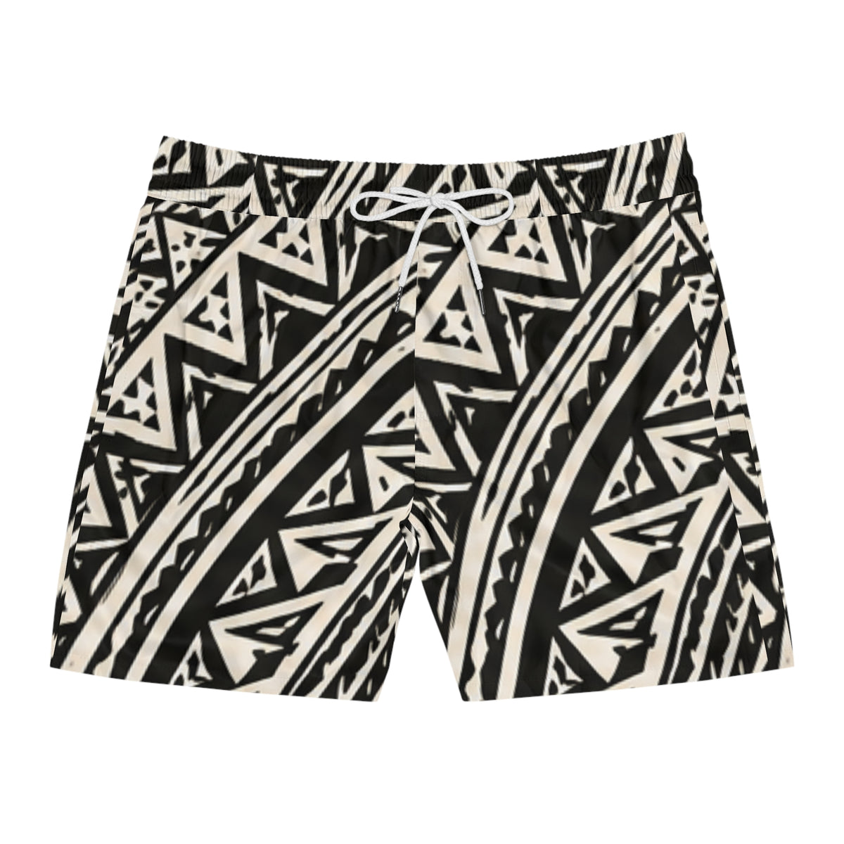 Night Shark Tooth Tribal Swim Shorts