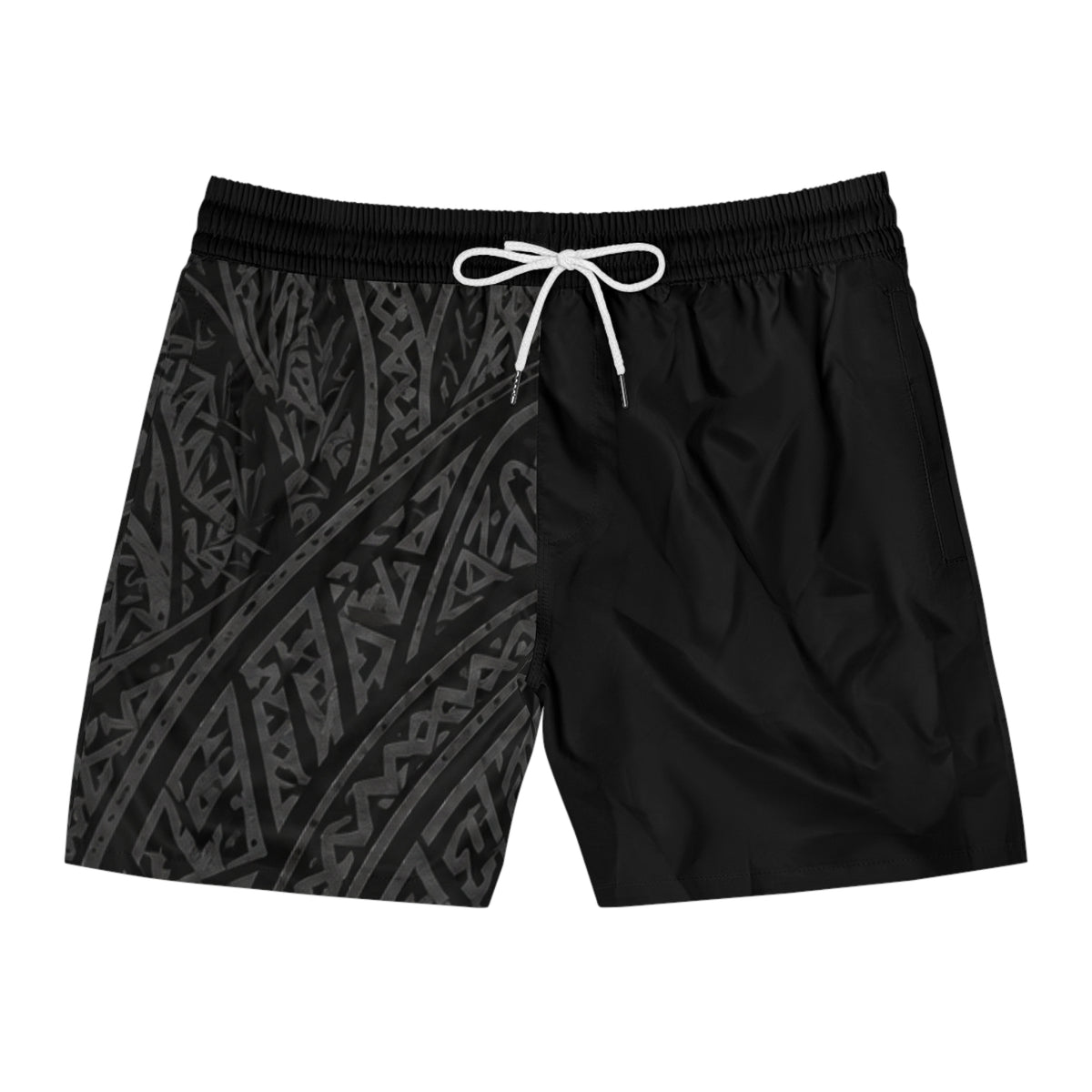 Relentless Tribal Swim Shorts — Men's Mid-Length Beach Trunks