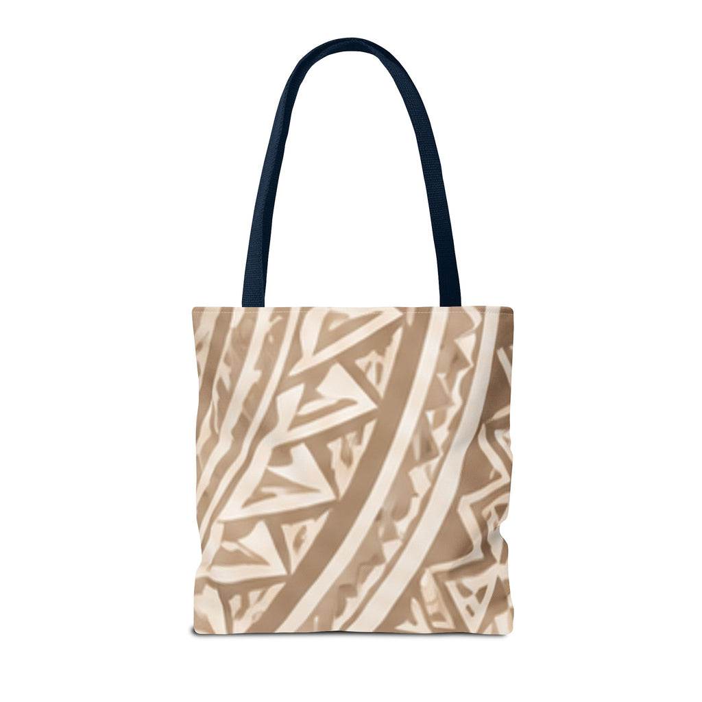 Bolso tote tribal con diente de tiburón Niho Mano, enraizado en la fuerza