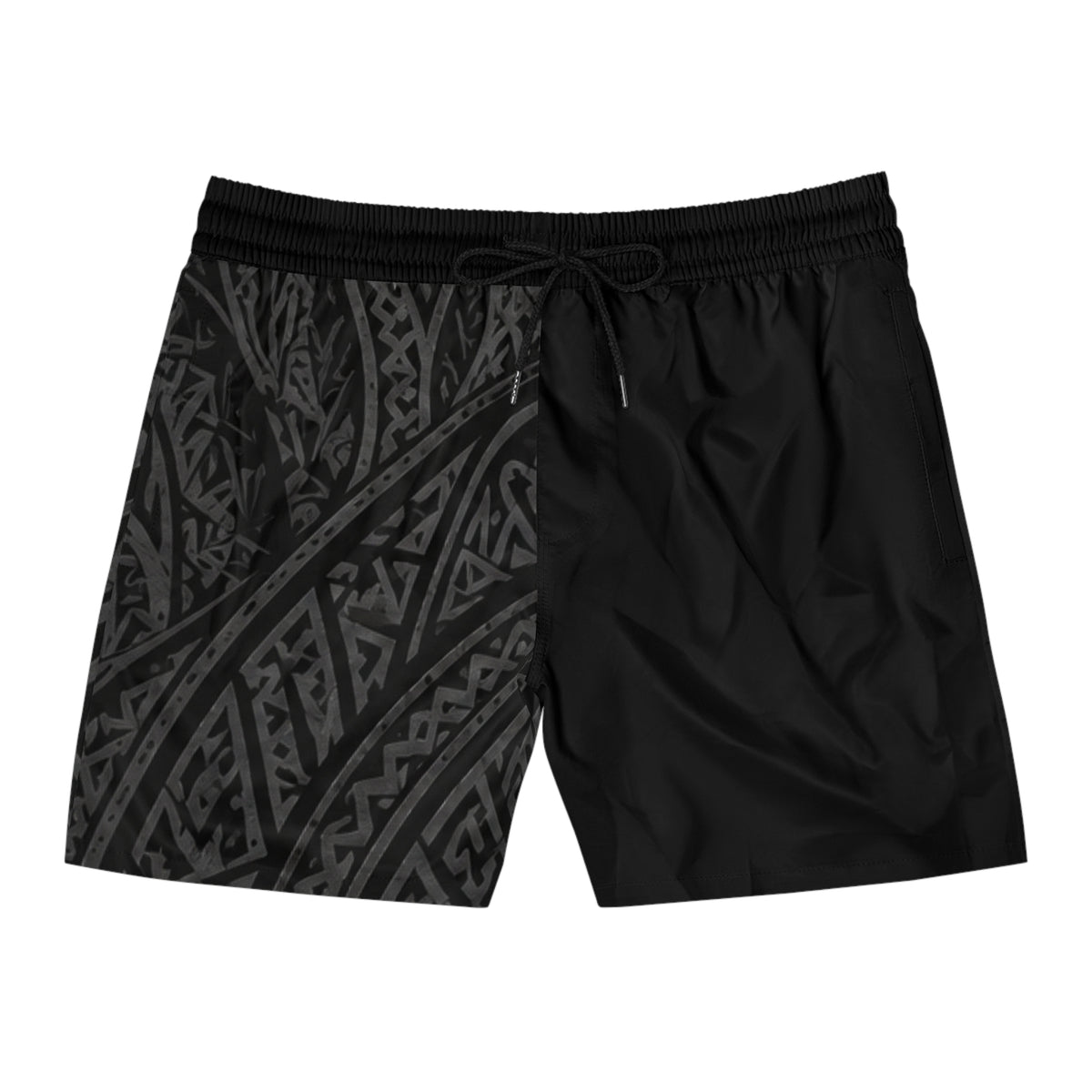 Relentless Tribal Swim Shorts — Men's Mid-Length Beach Trunks