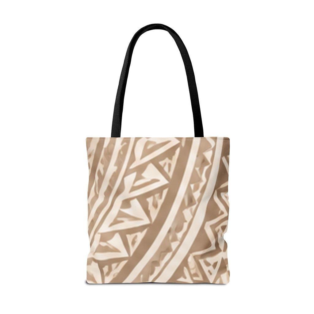 Bolso tote tribal con diente de tiburón Niho Mano, enraizado en la fuerza
