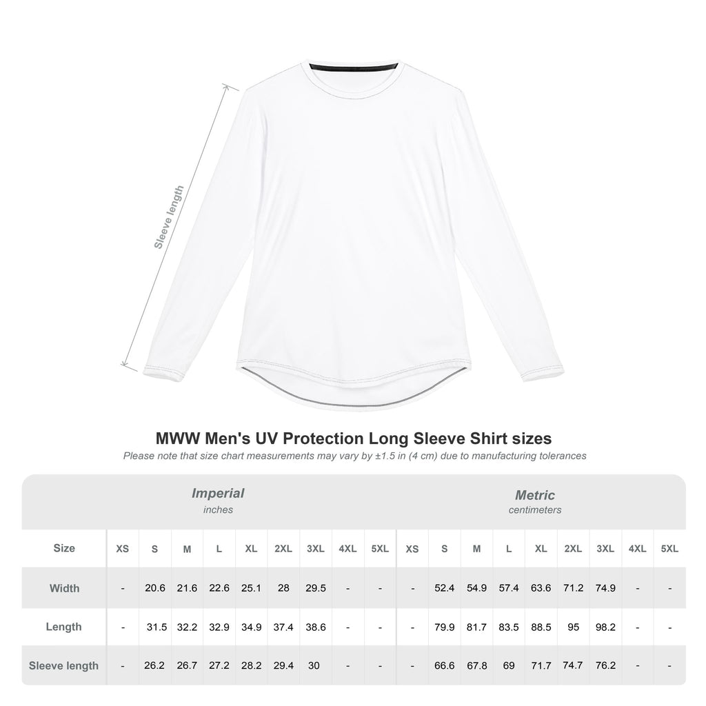 UV-Performance-Langarmshirt für Herren — Reflektierendes „A“-Logo, Akzente an den Ärmeln