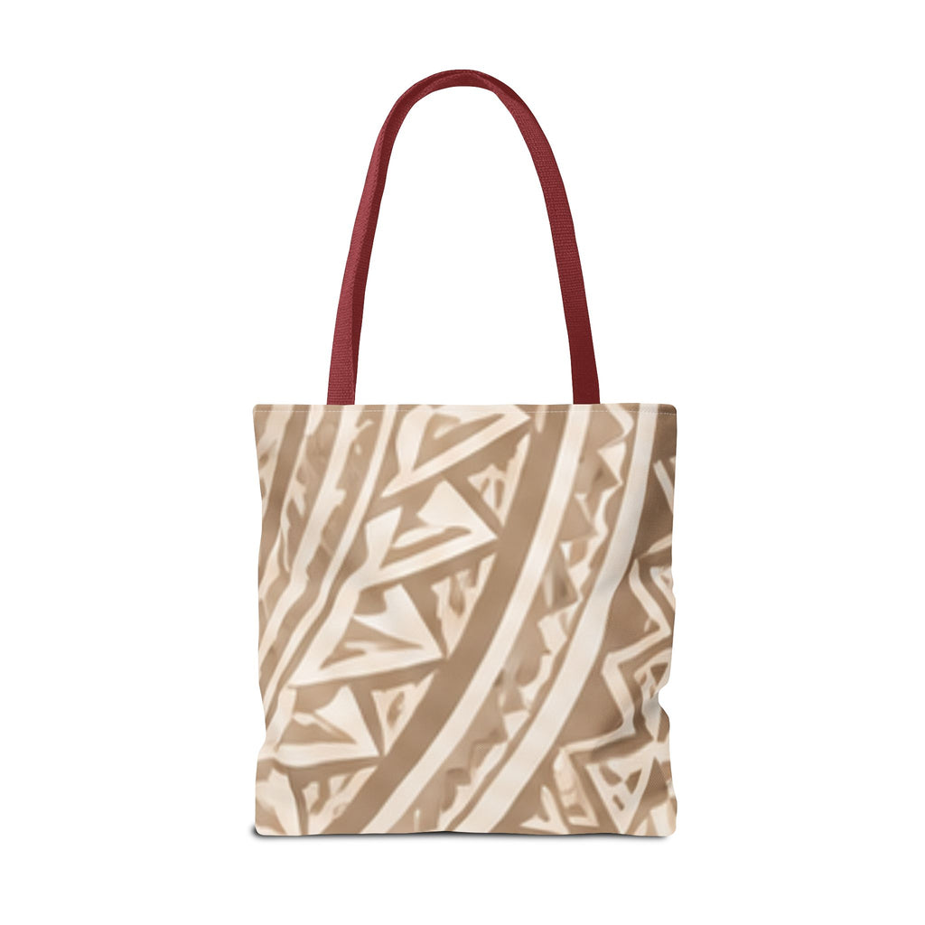 Bolso tote tribal con diente de tiburón Niho Mano, enraizado en la fuerza