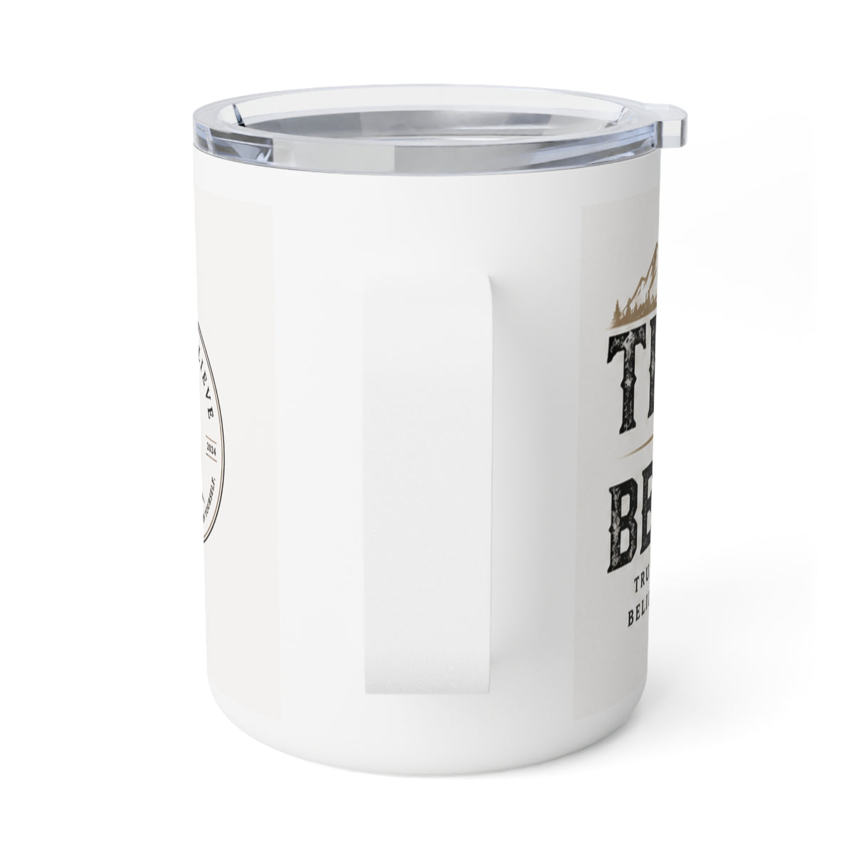 Insulated Coffee Mug - Trust the Process Camping Design (10oz)