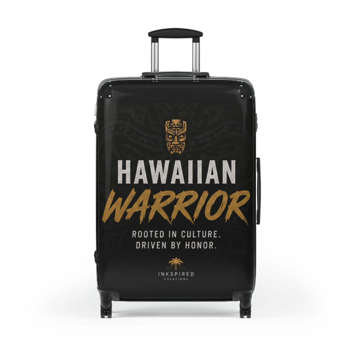 Hawaiian Warrior Suitcase — Rooted in Culture Carry-On