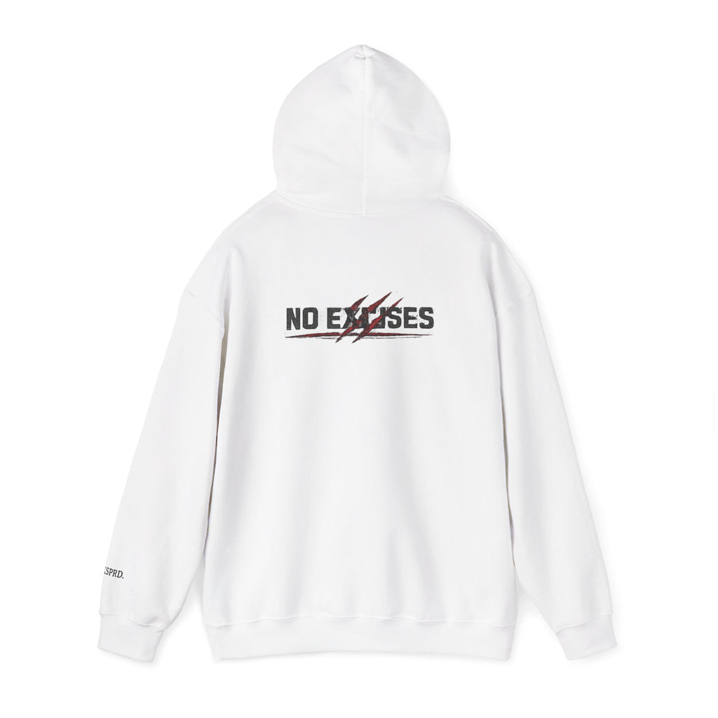 Sudadera con capucha "Sin Excusas" — Sudadera motivacional minimalista