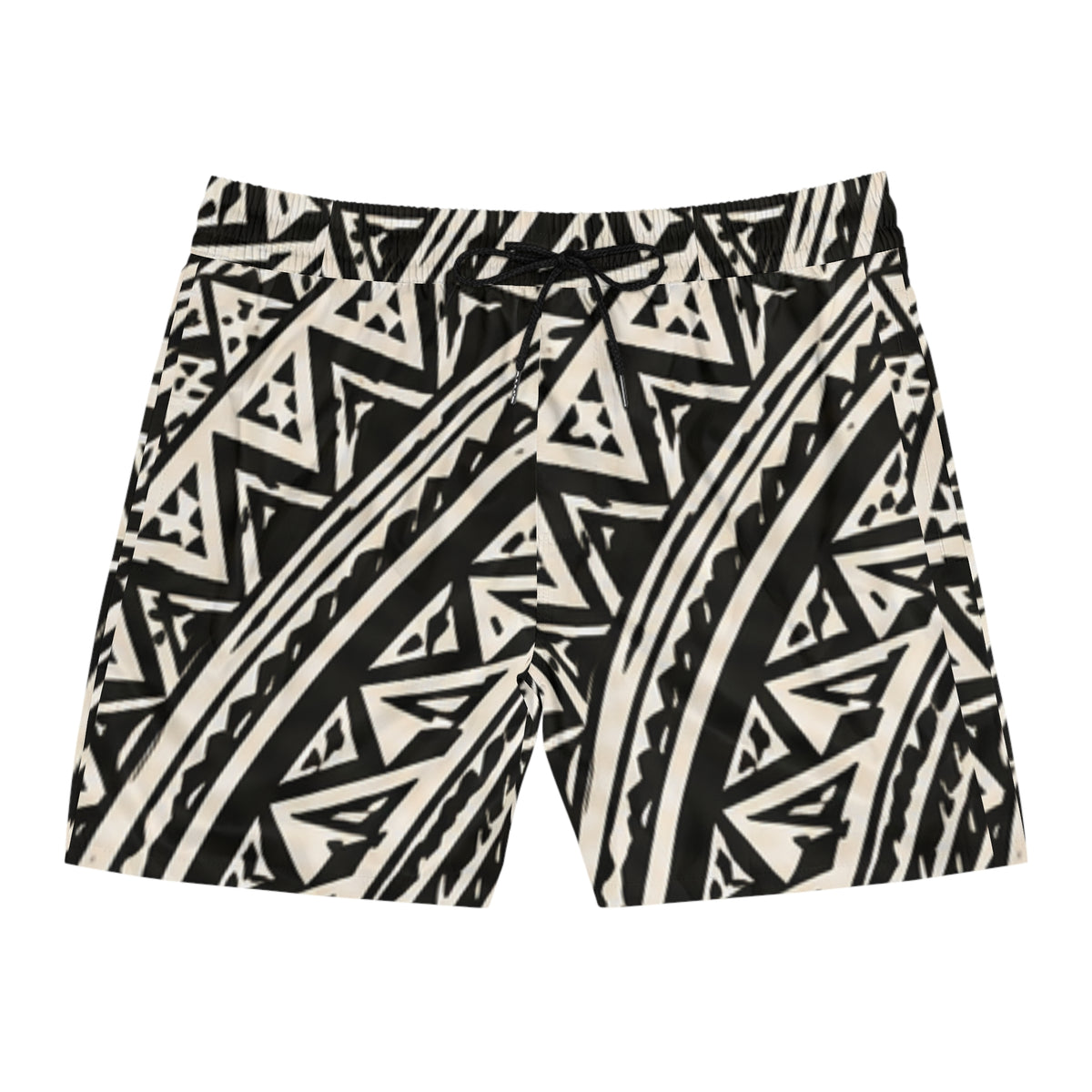 Night Shark Tooth Tribal Swim Shorts
