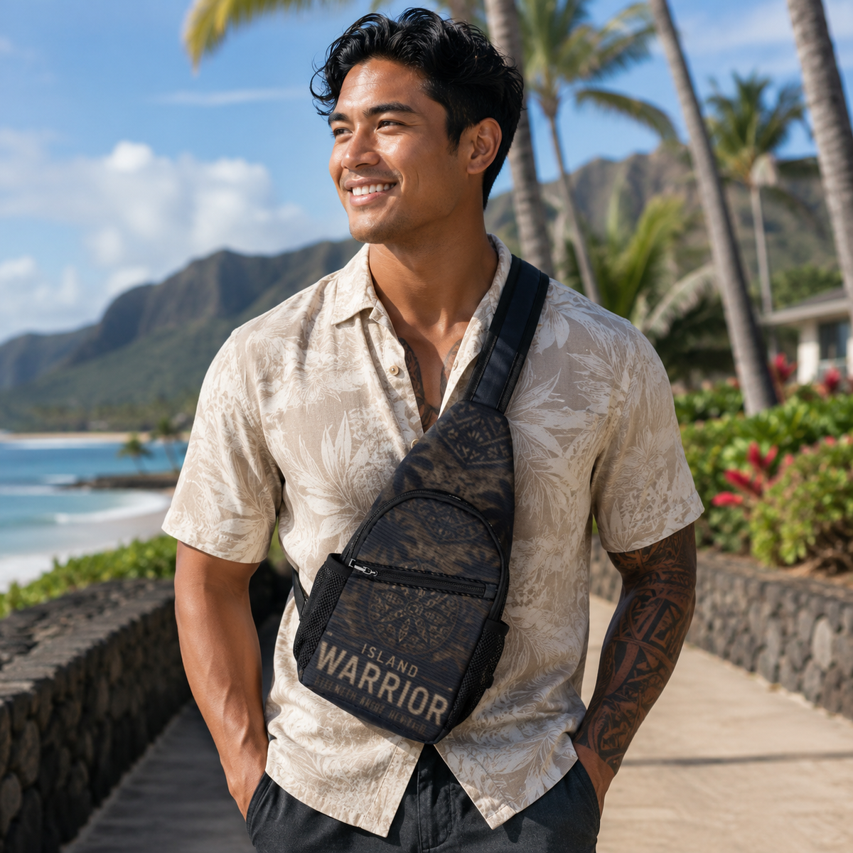 Island Warrior Brusttasche
