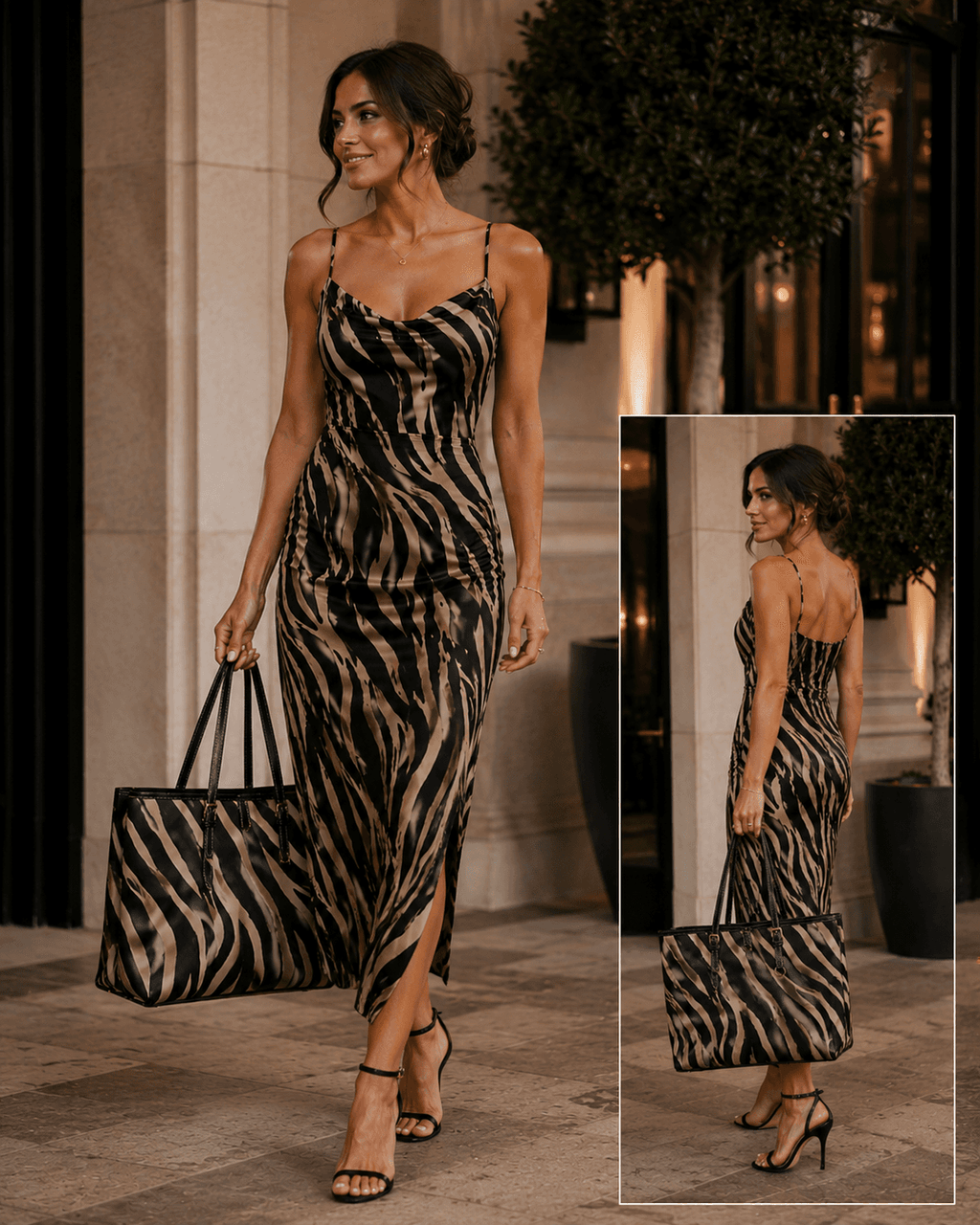 Chic Animal PU Leather Shoulder Bag