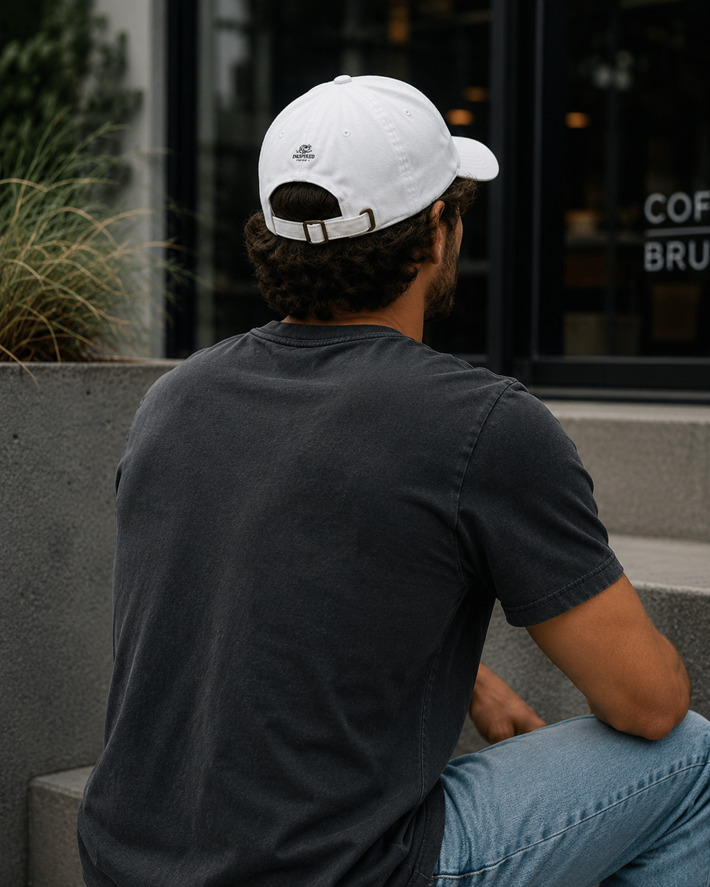 Alpha Dad Cap — Distressed „Alpha“-Emblem mit Krallenspuren