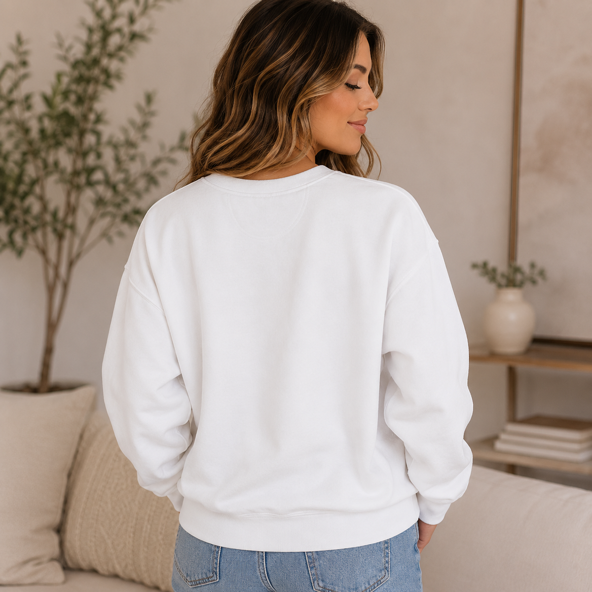 Trust & Believe Sweatshirt — Inspirational Women's Crewneck