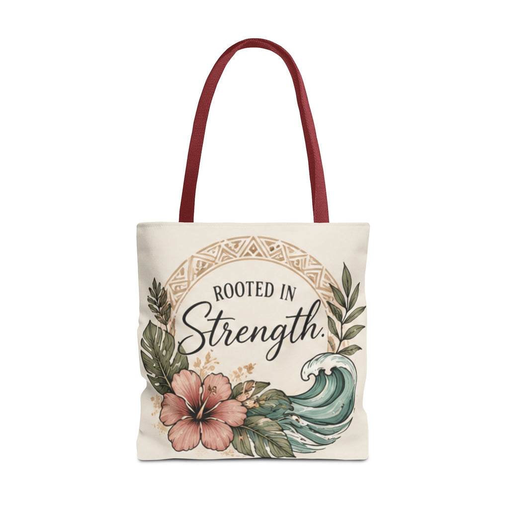 Bolso tote tribal con diente de tiburón Niho Mano, enraizado en la fuerza