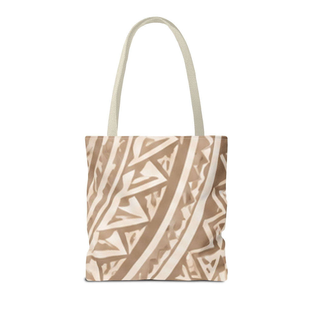 Bolso tote tribal con diente de tiburón Niho Mano, enraizado en la fuerza