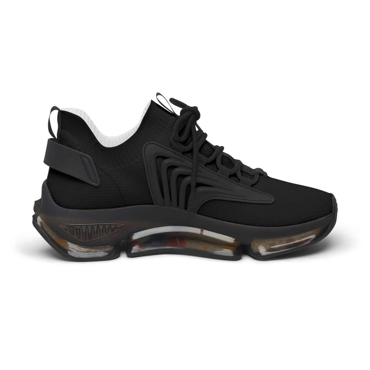 Apex Women's Black Mesh Sneakers — Lightweight Breathable Running Shoes