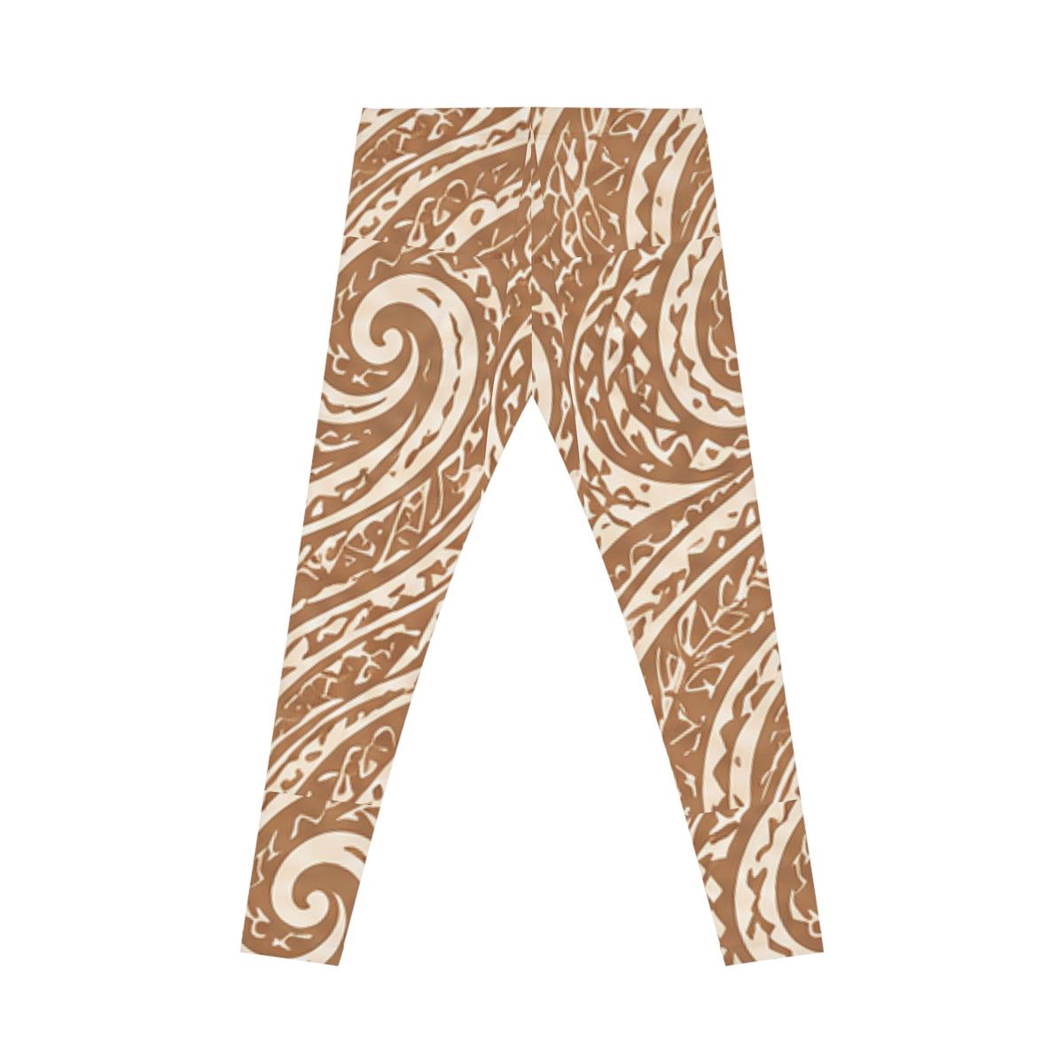 Coconut Tribal Casual Leggings — 'wai' Water-Inspired All-Over Print