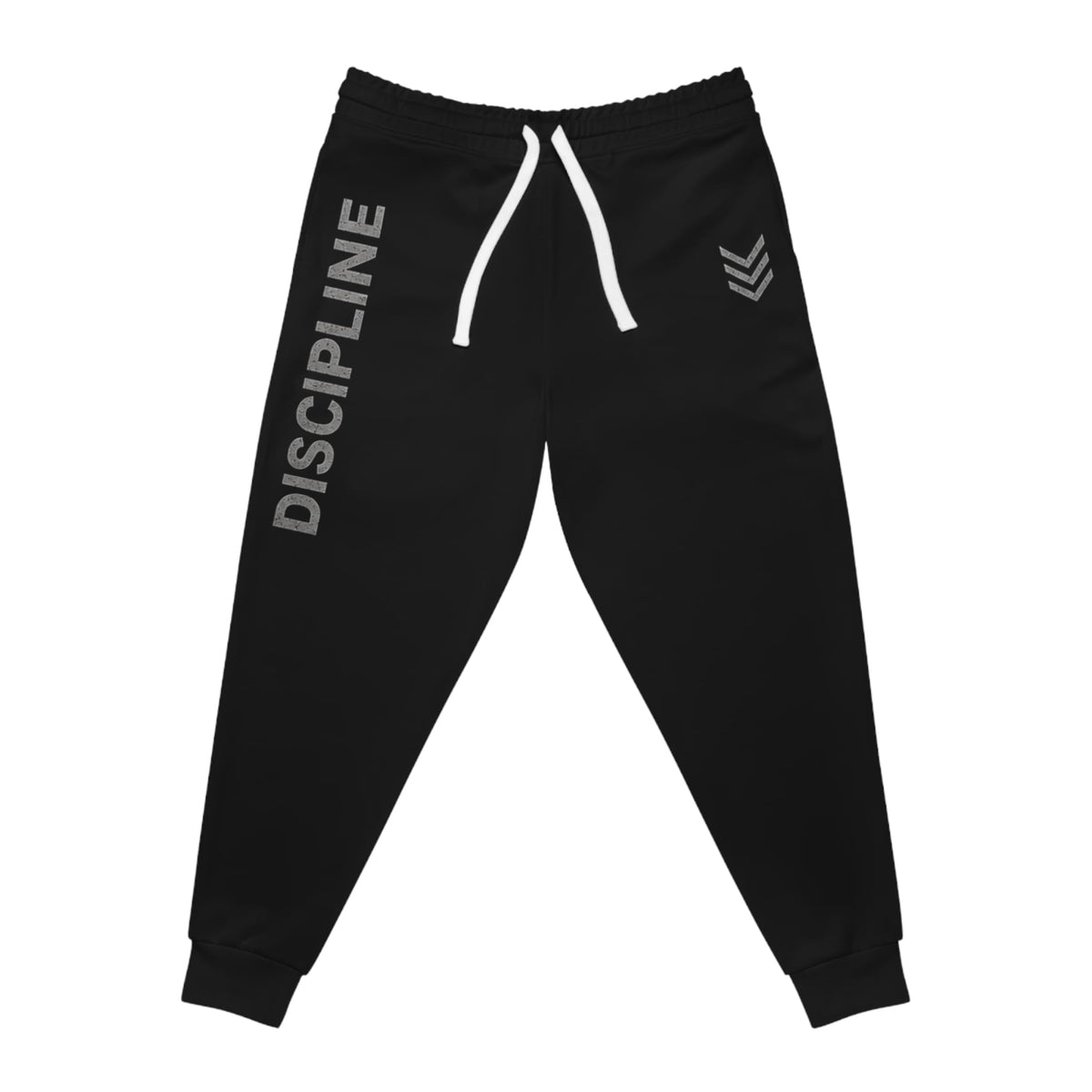 Discipline Athletic Joggers — Black Motivational Fitness Sweatpants