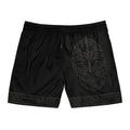 Island Warrior Tribal Mask Badeshorts – Mittellange Badeshorts für Herren