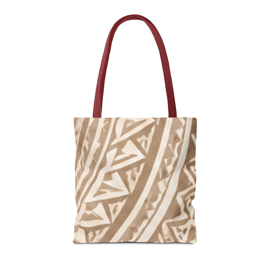 Bolso tote tribal con diente de tiburón Niho Mano, enraizado en la fuerza