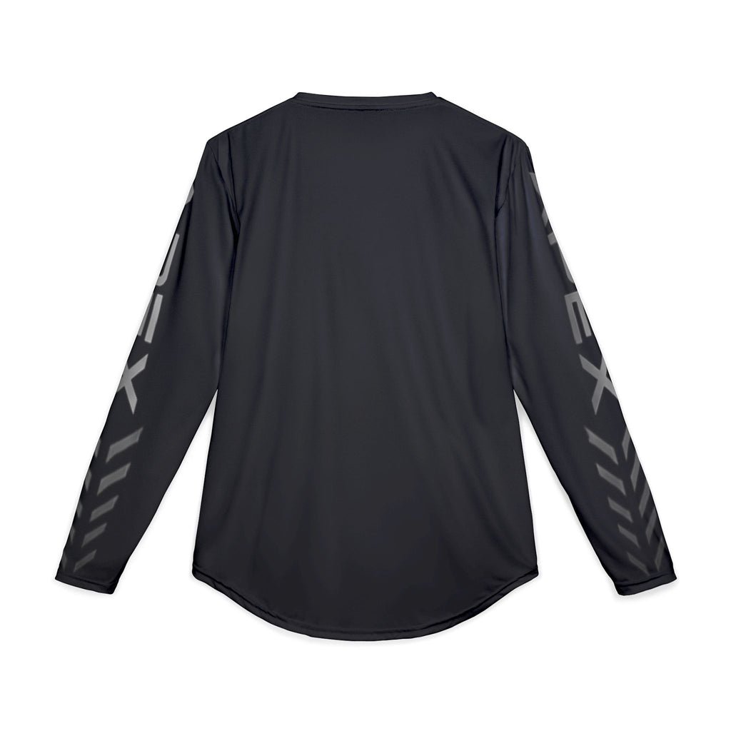 UV-Performance-Langarmshirt für Herren — Reflektierendes „A“-Logo, Akzente an den Ärmeln