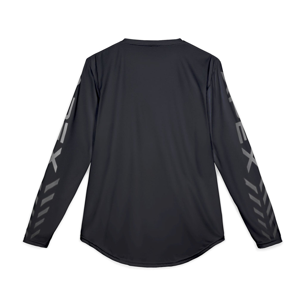 Men's UV Long Sleeve Performance Shirt — Reflective 'A' Logo, Sleeve Accents