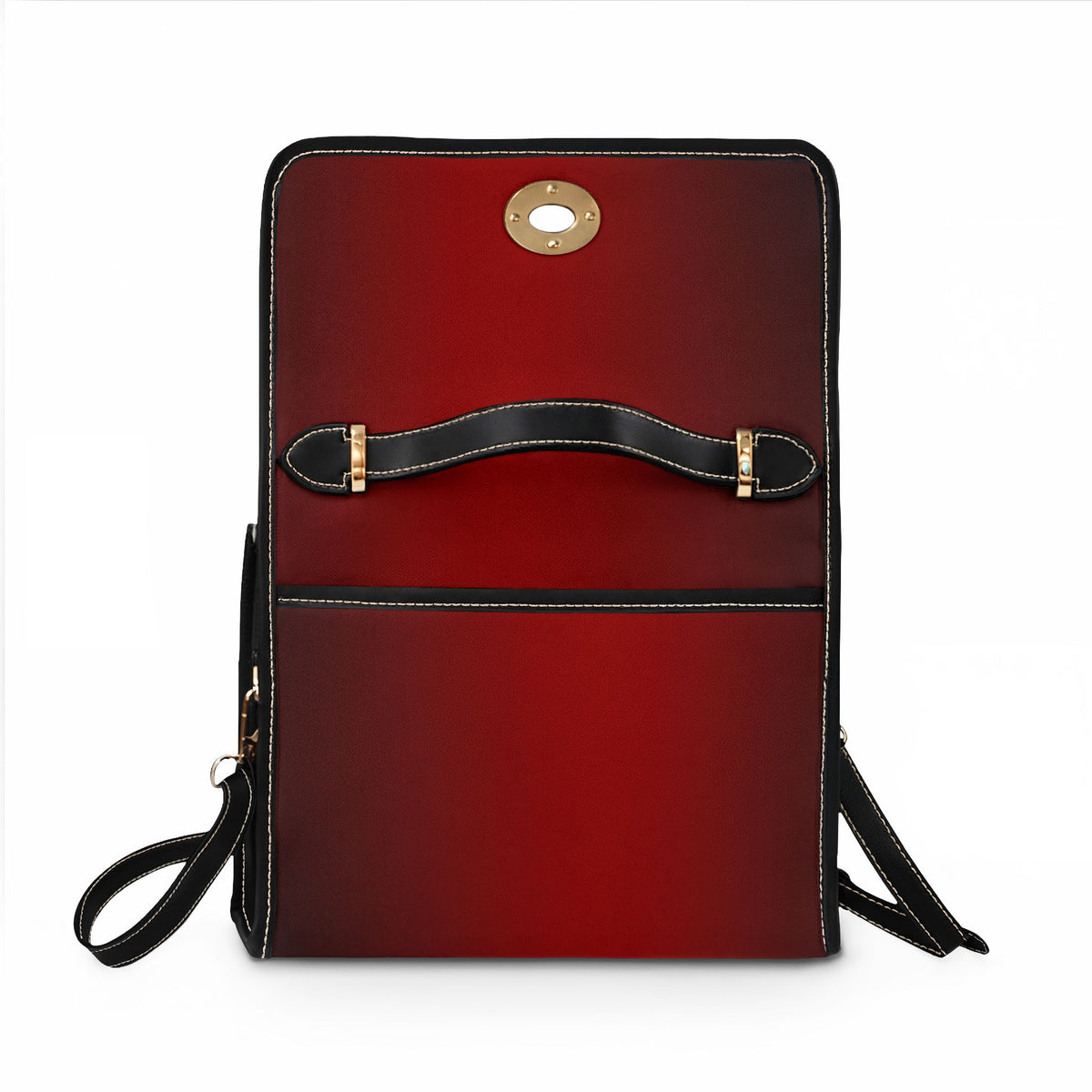 Royal Red Waterproof Canvas Purse