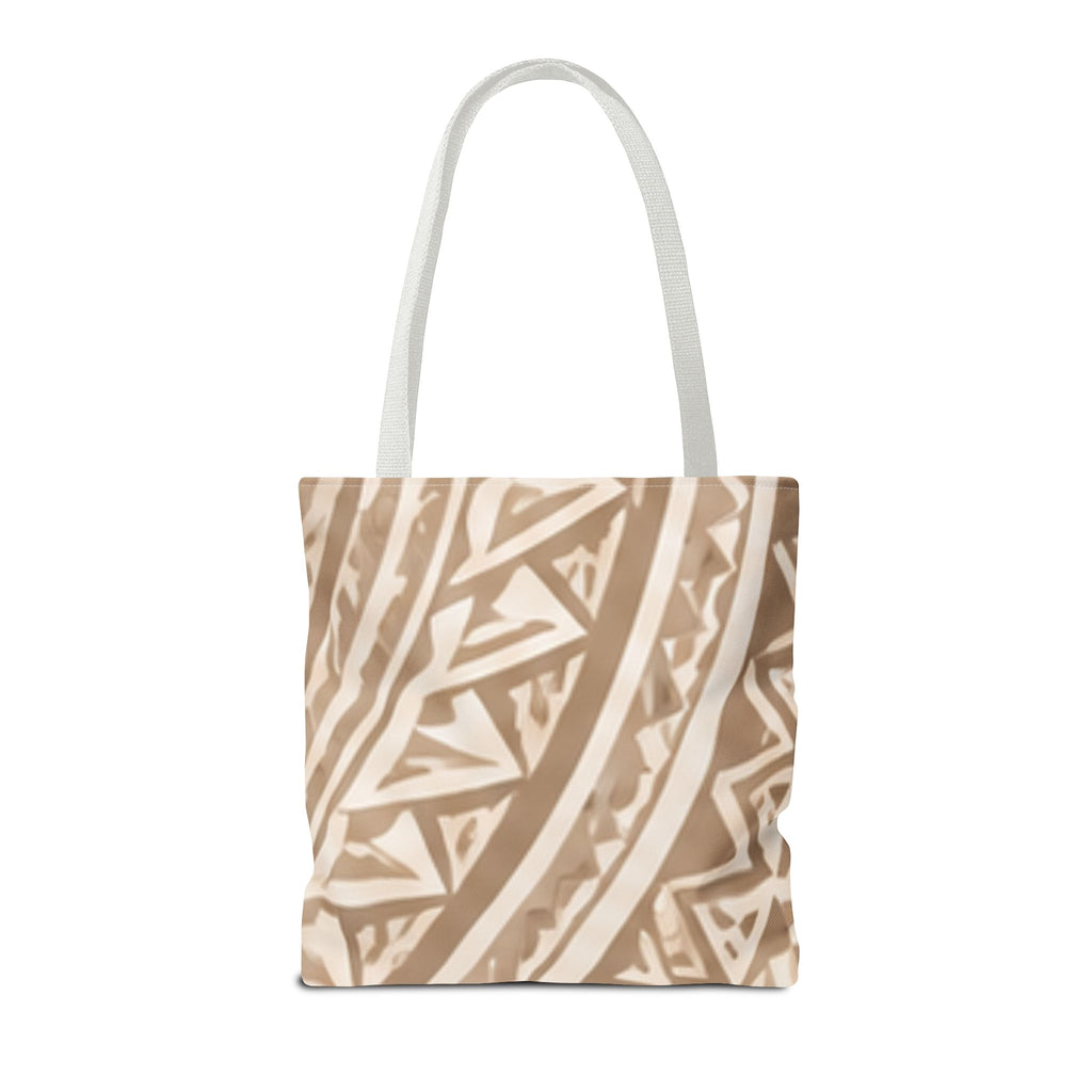 Bolso tote tribal con diente de tiburón Niho Mano, enraizado en la fuerza