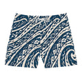 Bañador Tribal Ola Oceánica — Bañador de Playa de Largo Medio para Hombre