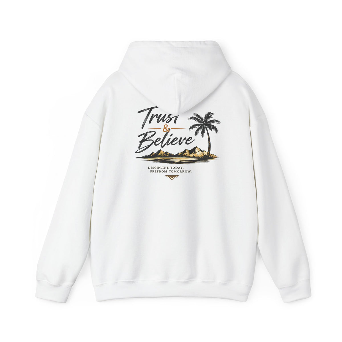 Trust & Believe Hoodie — Palm Island Inspirational Pullover