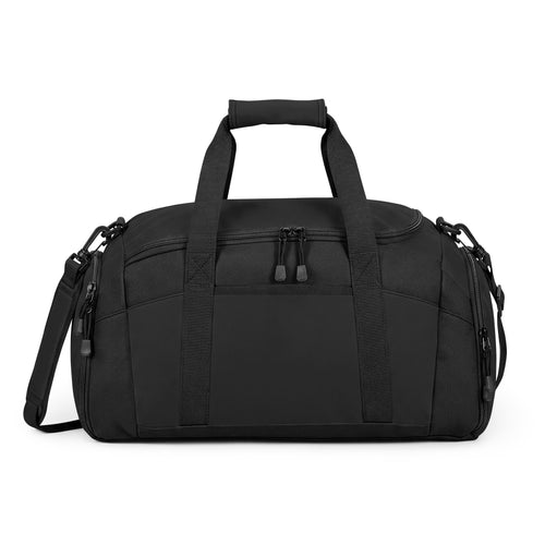Alpha Emblem Sporttasche — Robuste schwarze Trainingstasche