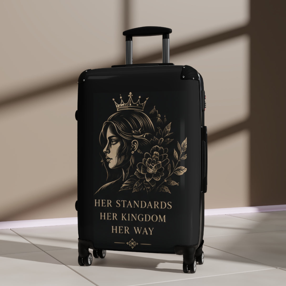 Suitcase — 'Her Standards, Her Kingdom, Her Way' Empowerment Carry-On