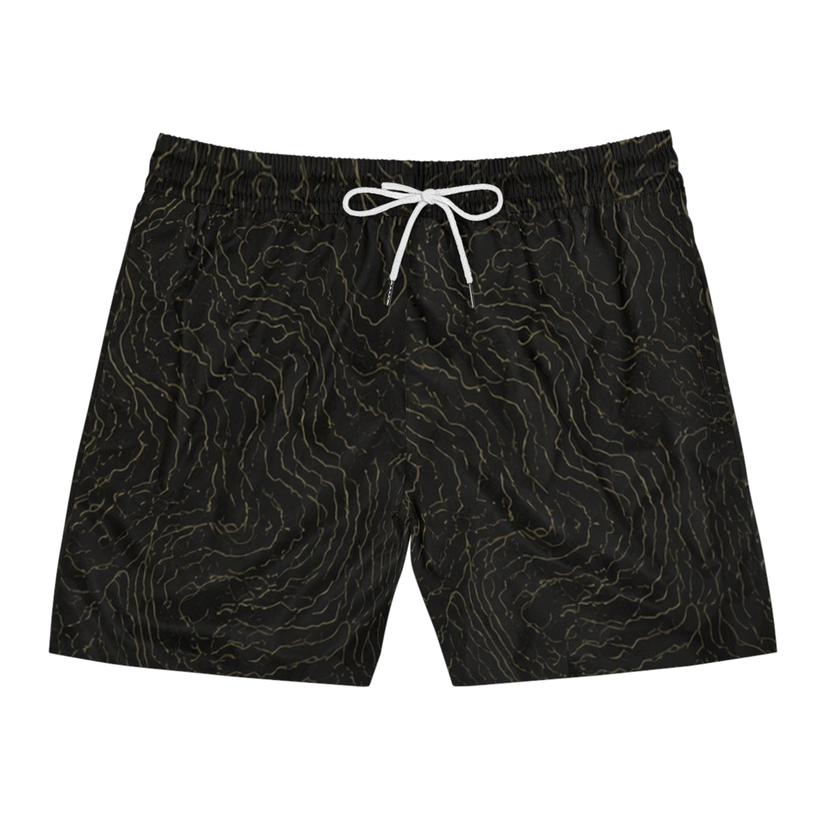 Topographic 'Explore Conquer' Men's Swim Shorts