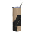 Geometrischer minimalistischer Luxus-Edelstahlbecher — 590 ml