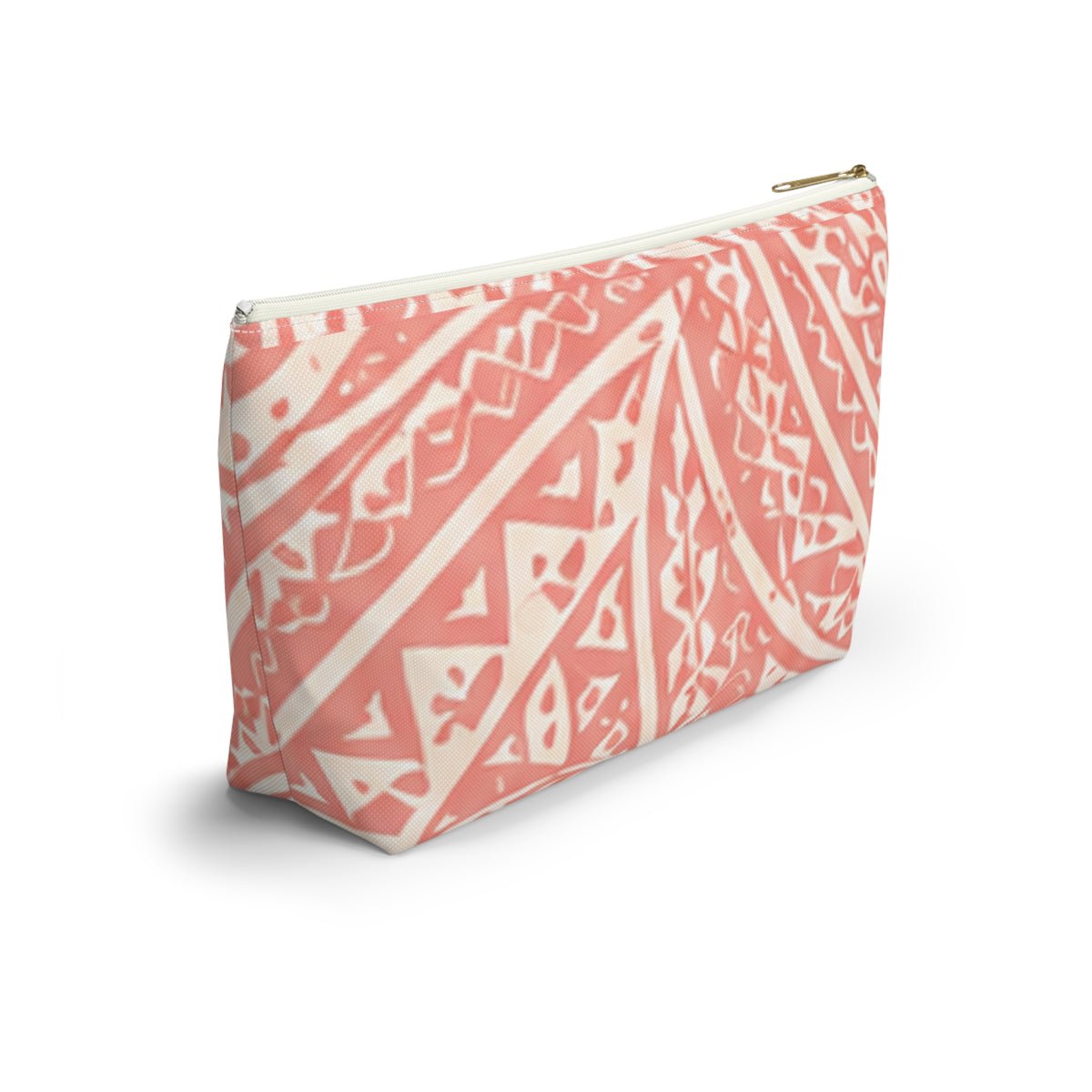 Bolsa de accesorios Maui Pink Lau Ti Leaf — Estuche de viaje con base en T