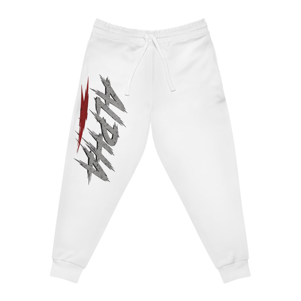 Pantalones deportivos Alpha — Logotipo lateral de grafiti atrevido
