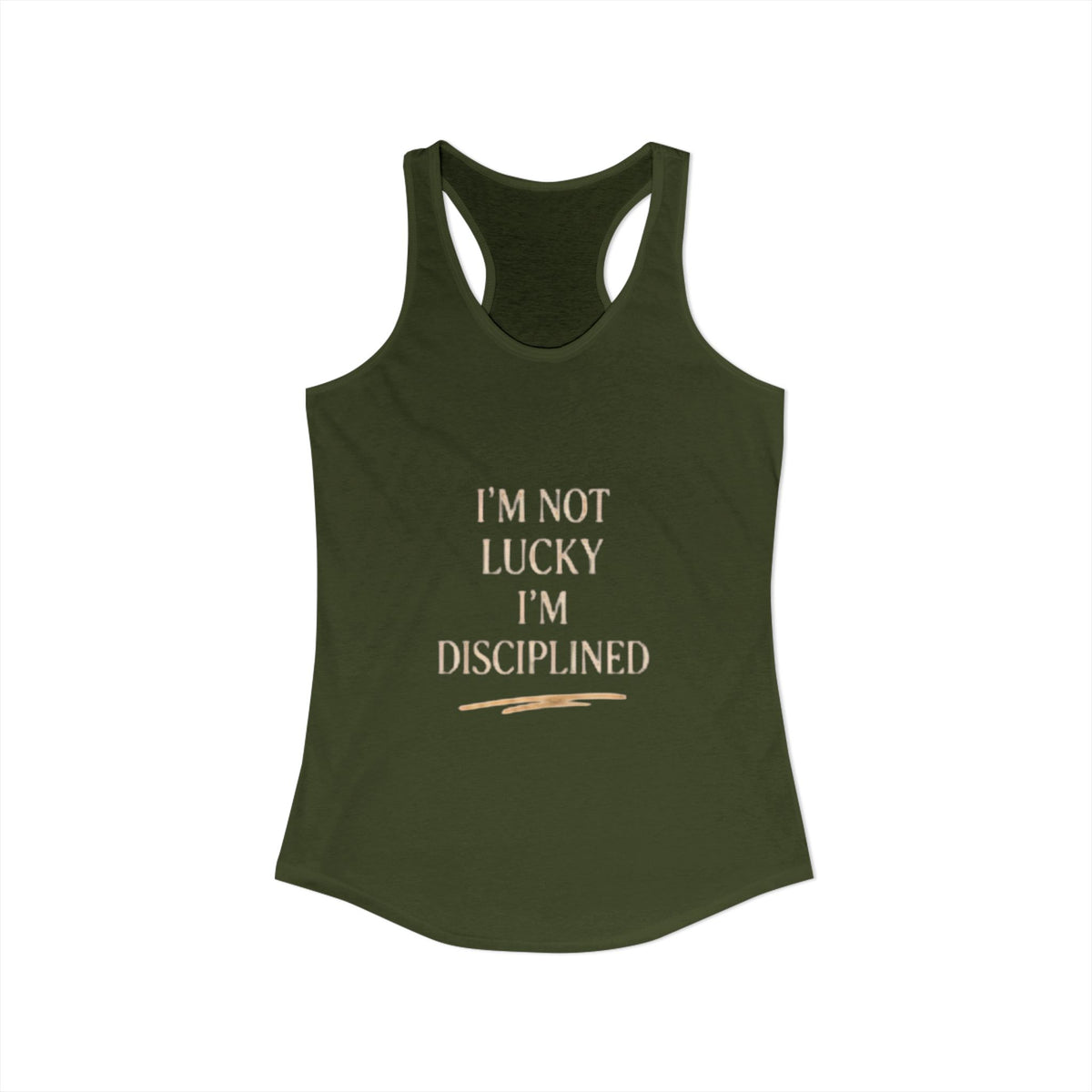 Women's 'Strong Feminine' Racerback Tank — Empowerment Fitness Top